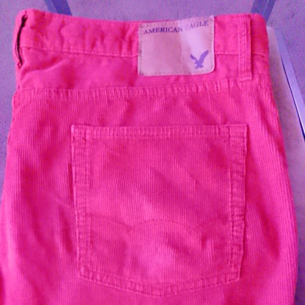 American Eagle Orange Corduroy 36/x32